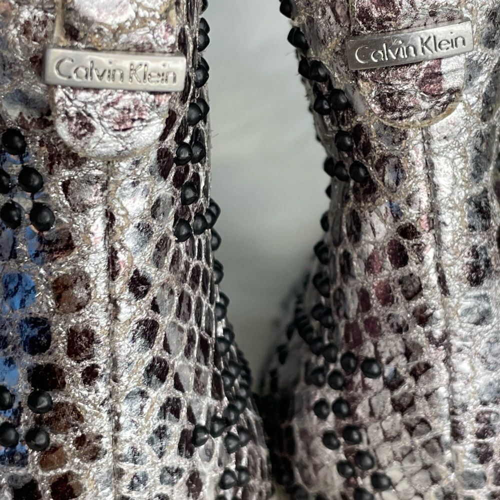 Calvin Klein Jamine Foiled Python Snake Print Stu… - image 4